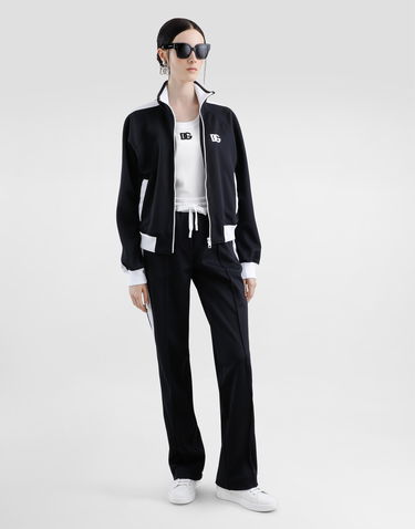 Träningsbyxor Dolce & Gabbana Dolce & Gabbana Triacetate Jogging Pants with DG Logo Svart | FTC94ZGDCX8N0000, 1
