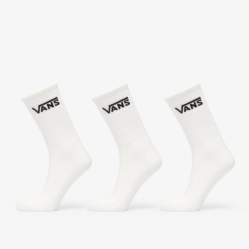 Strumpor Vans Vans Classic Crew Socks, 3-Pack Vit | VN000QBVWHT1