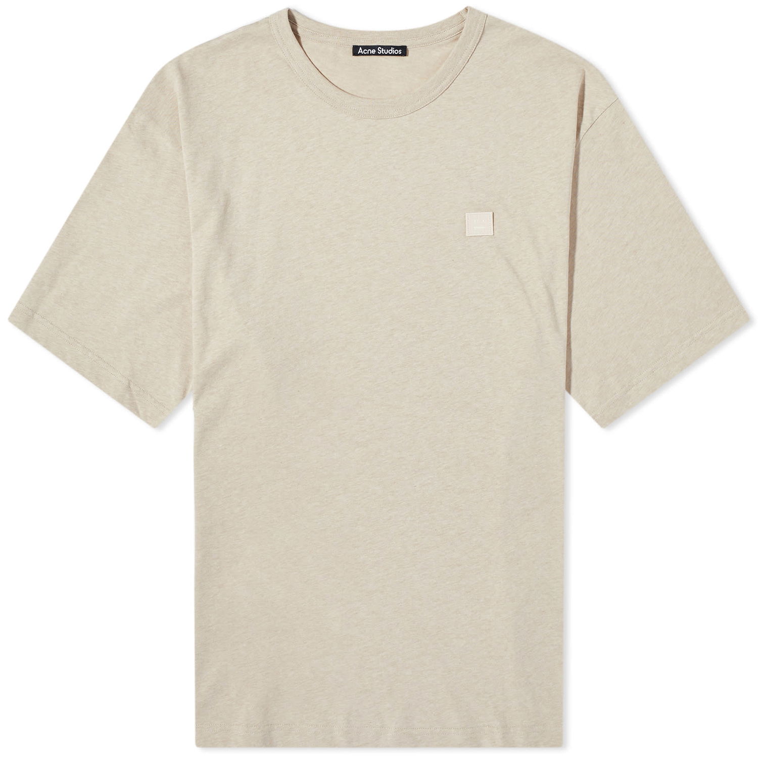 T-shirt Acne Studios Exford Face T-Shirt Beige | CL0206-633, 0