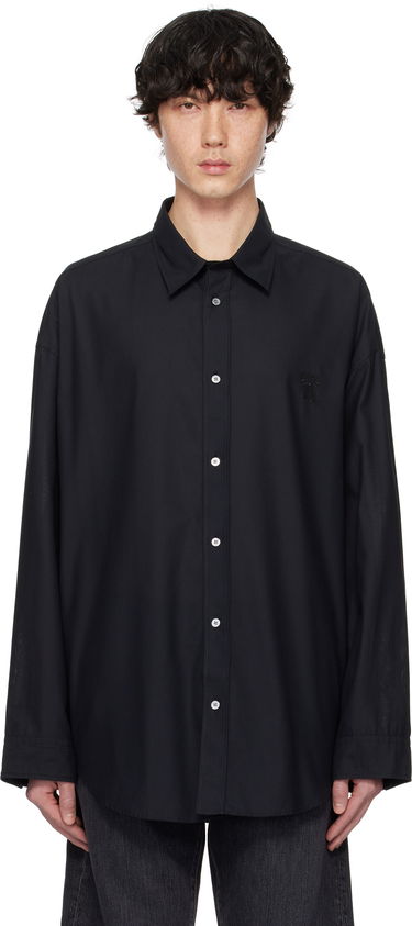 Skjorta Acne Studios Acne Studios Button-Up Shirt Svart | BB0599-, 0