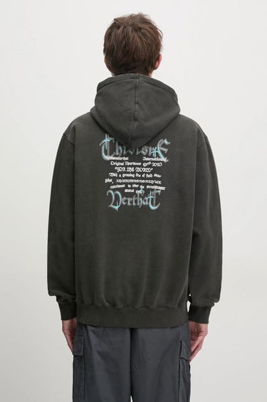 Sweatshirt thisisneverthat thisisneverthat Sleepy Cat Graphic Hoodie Grå | TN243TSWHO09, 2