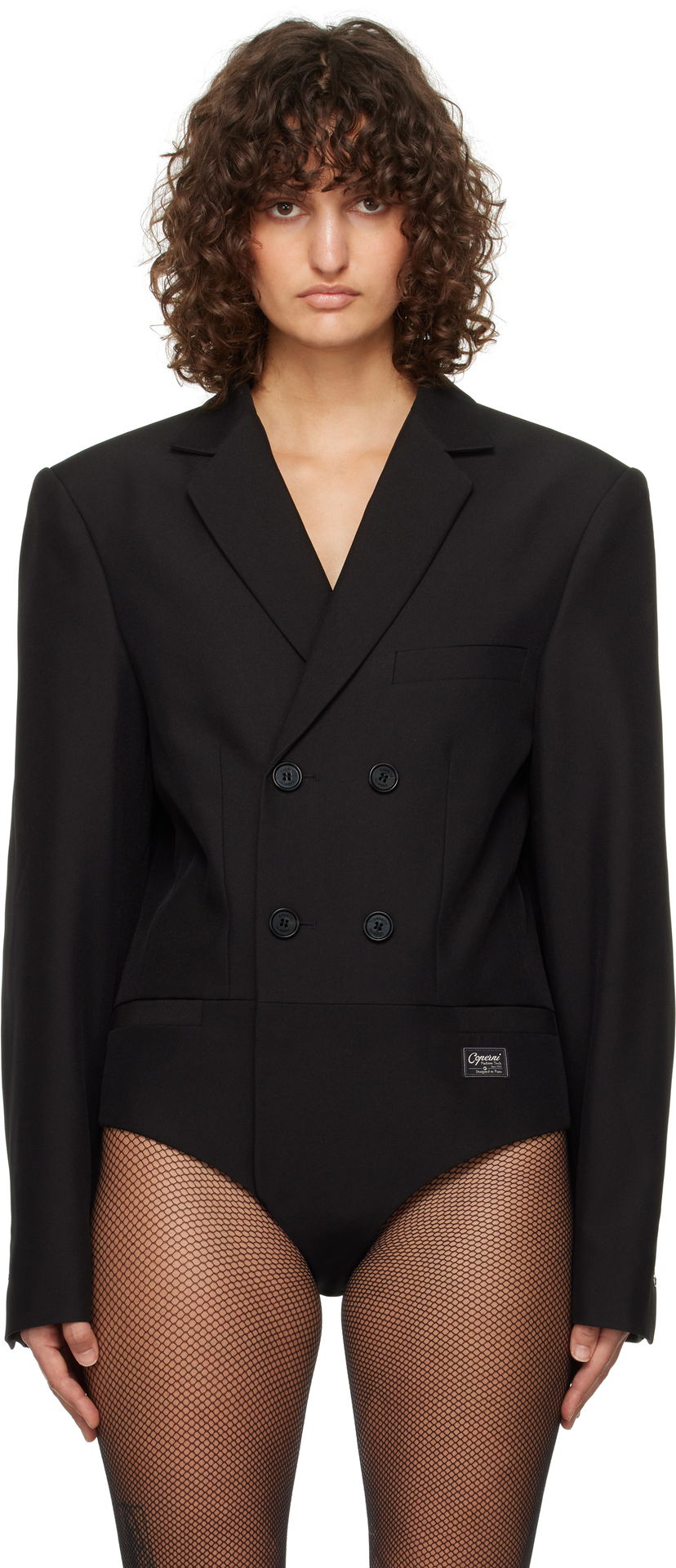 Kropp Coperni Coperni Tailored Bodysuit Svart | COPV63F3004
