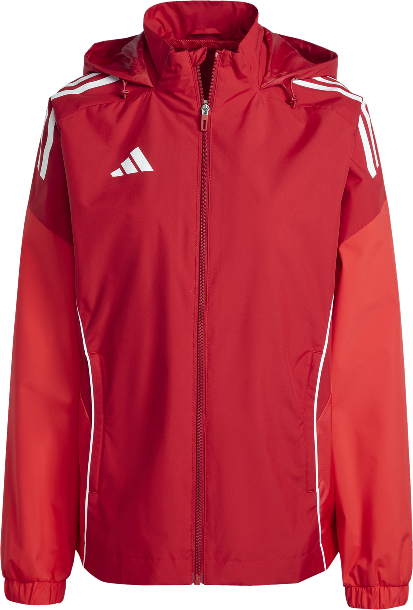 Vindjacka adidas Performance adidas TIRO25C Hooded Jacket Röd | ji6535