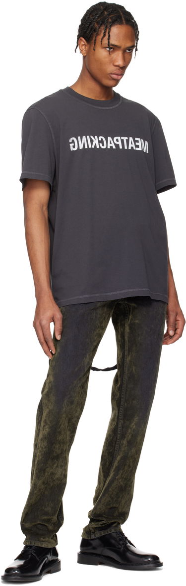 T-shirt Helmut Lang Helmut Lang 'Meatpacking' T-Shirt Grå | O10HM514, 3