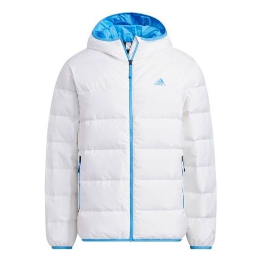 Pufferjacka adidas Originals Adidas Hooded Puffer Jacket Vit | HZ2595