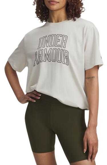 T-shirt Under Armour Under Armour Rival OS Campus T-Shirt Vit | 6007883-110, 0