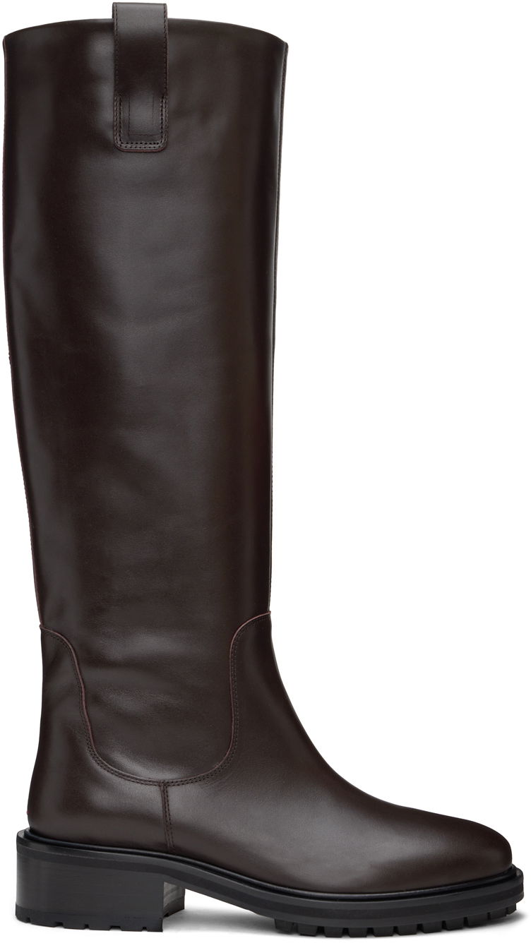 Kläder Aeyde Aeyde Henry Tall Boots Brun | A11-KB-LAID45CH-222-953-001