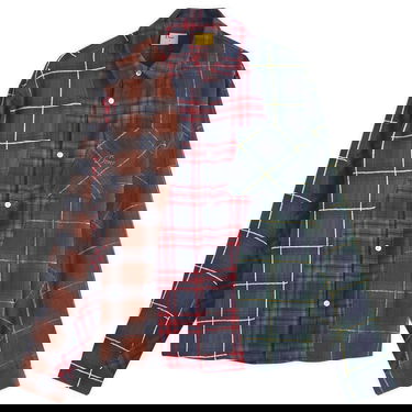 Skjorta Dime Triple Plaid Shirt Flerfärgad | DIMEHO249MUL, 0