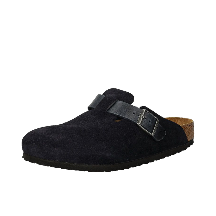 Sneakers och skor Birkenstock Boston Suede Slippers Blå | 1028210