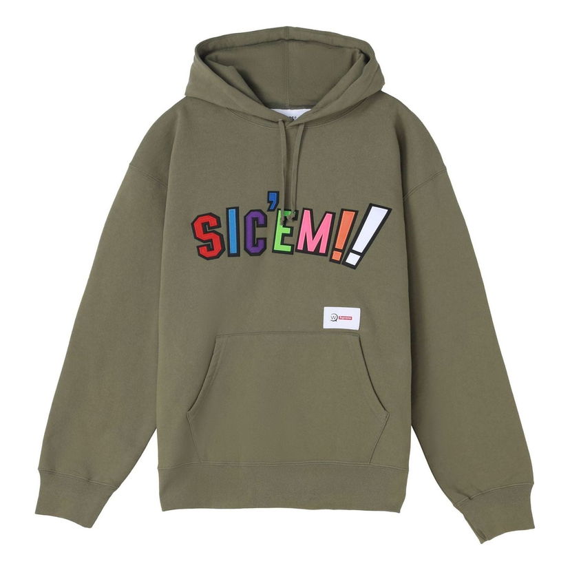 Sweatshirt Supreme Supreme x WTAPS Sic'em! Graphic Print Hoodie Grön | SUP-FW21-340