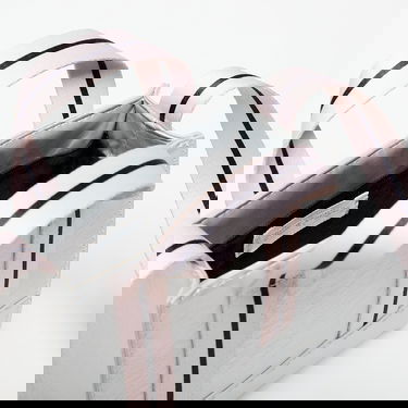 Handväska Palm Angels Palm Angels Kids Shiny Mini Tote Bag Metallisk | PGNA003F24FAB0017203, 3