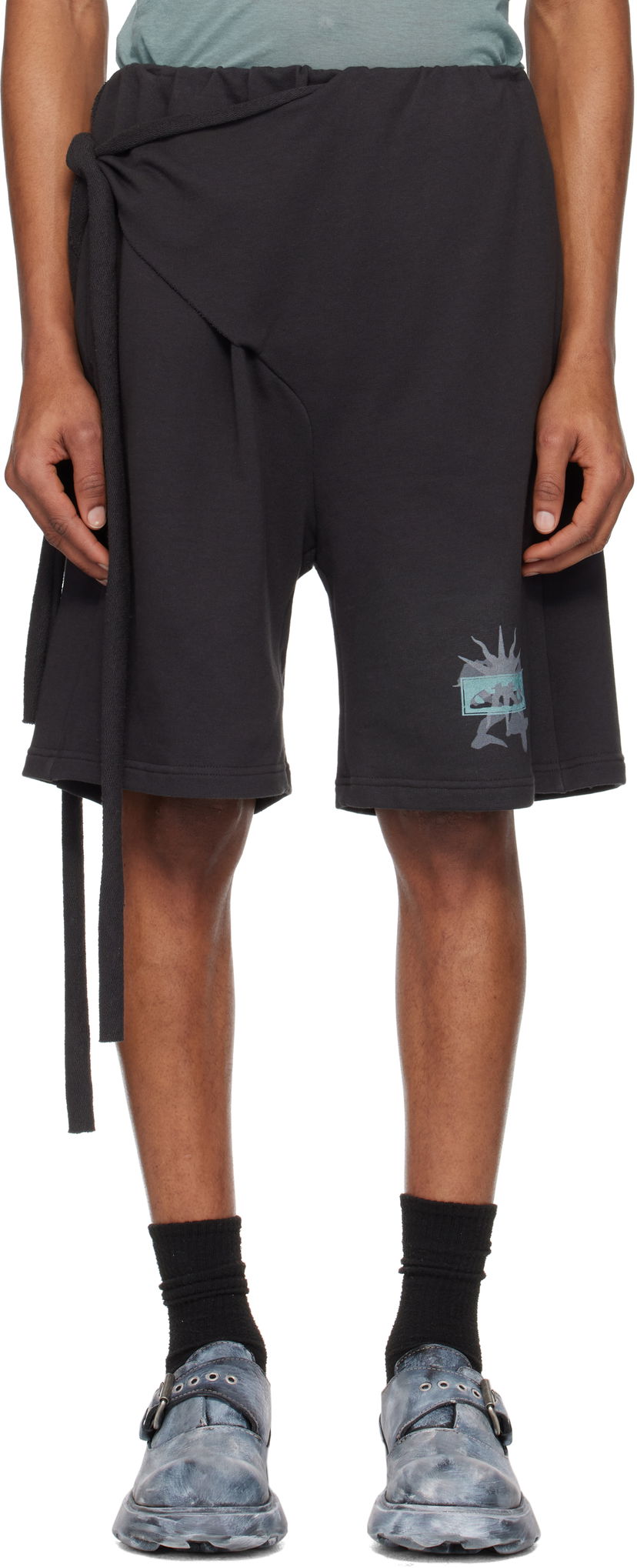 Shorts Ottolinger Ottolinger Wrap Track Shorts Svart | 115-200915-01