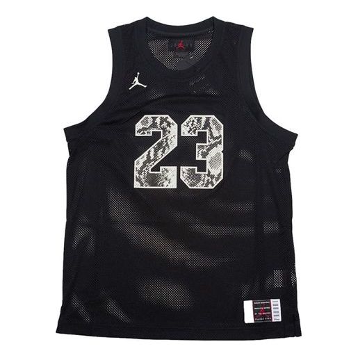Linne Jordan Jordan 11 Snakeskin Mesh Jersey Svart | CI0305-010