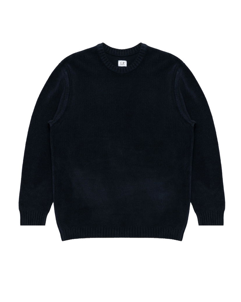 Sweater C.P. Company C.P. Company Crew Neck Sweater Mörkblå | 19CMKN017A005558G-888