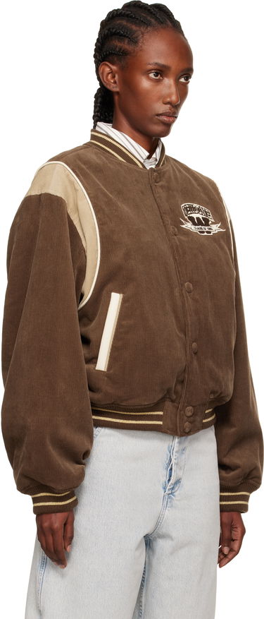 Bomberjacka We11done We11done College Corduroy Varsity Jacket Brun | WD-JP2-25-060-W-BR, 1