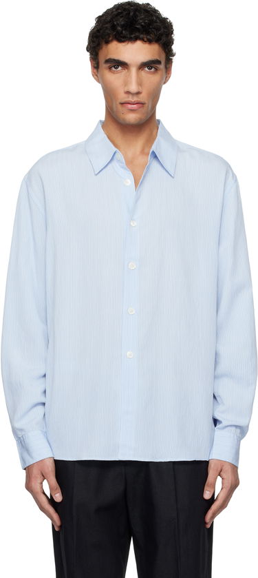 Skjorta OUR LEGACY OUR LEGACY Beyond Striped Relaxed-Fit Shirt Blå | M2252BS, 0