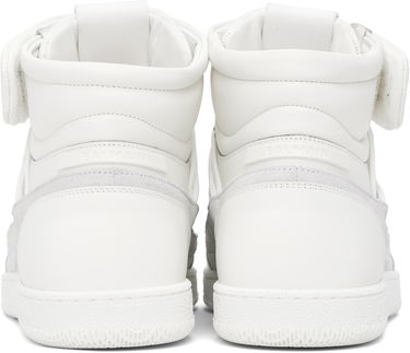 Kläder Balmain Balmain Swan Mid-Top Vit | EM0VH388LTSU, 1