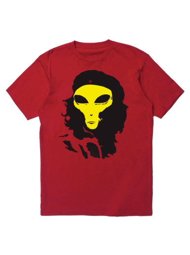 T-shirt Pleasures Alien Tee Röd | P22W057-RED