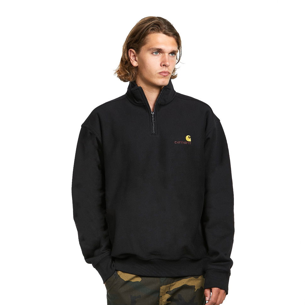 Sweatshirt Carhartt WIP American Script Sweat Svart | I027014.89.XX, 0