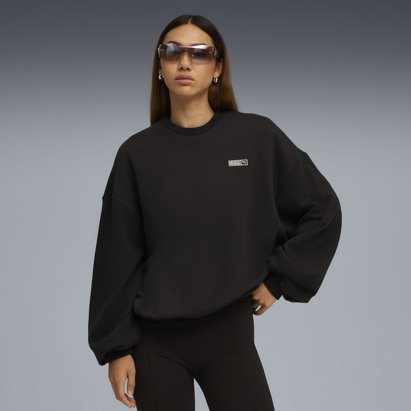 Sweatshirt Puma PUMA x ROSÉ Oversized Sweatshirt Svart | 633803_01