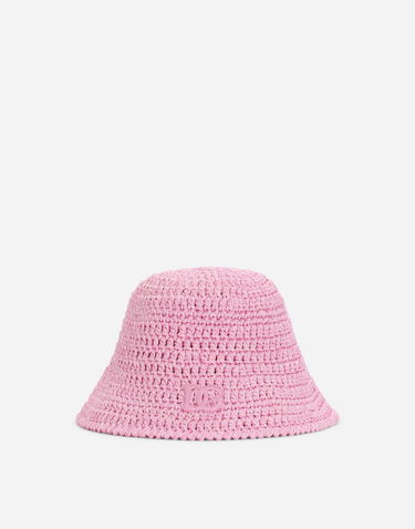 Hatt Dolce & Gabbana Dolce & Gabbana Crochet Bucket Hat Rosa | LBKH85JACV2S9000, 0