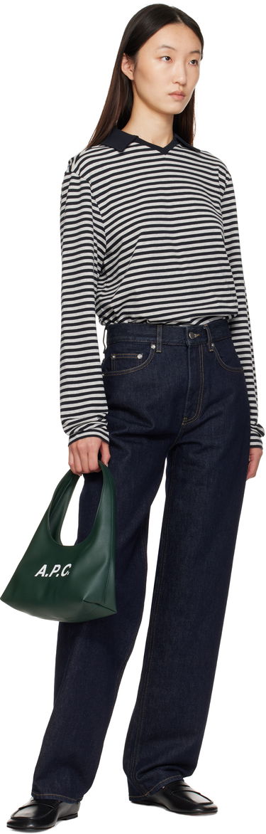 Axelväska A.P.C. A.P.C. Baby Ninon Shoulder Bag Grön | PUABO-F67027, 3