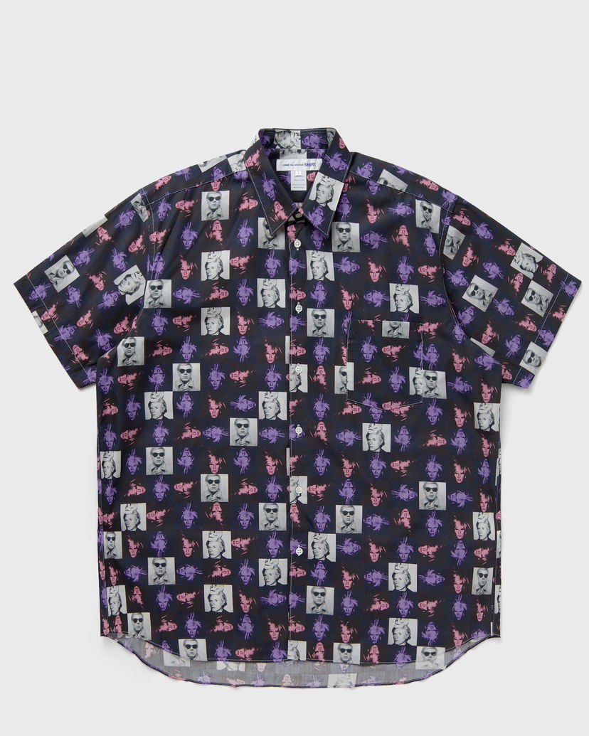 Skjorta Comme des Garçons Andy Warhol Print Woven Shirt Svart | FM-B002-S24-1