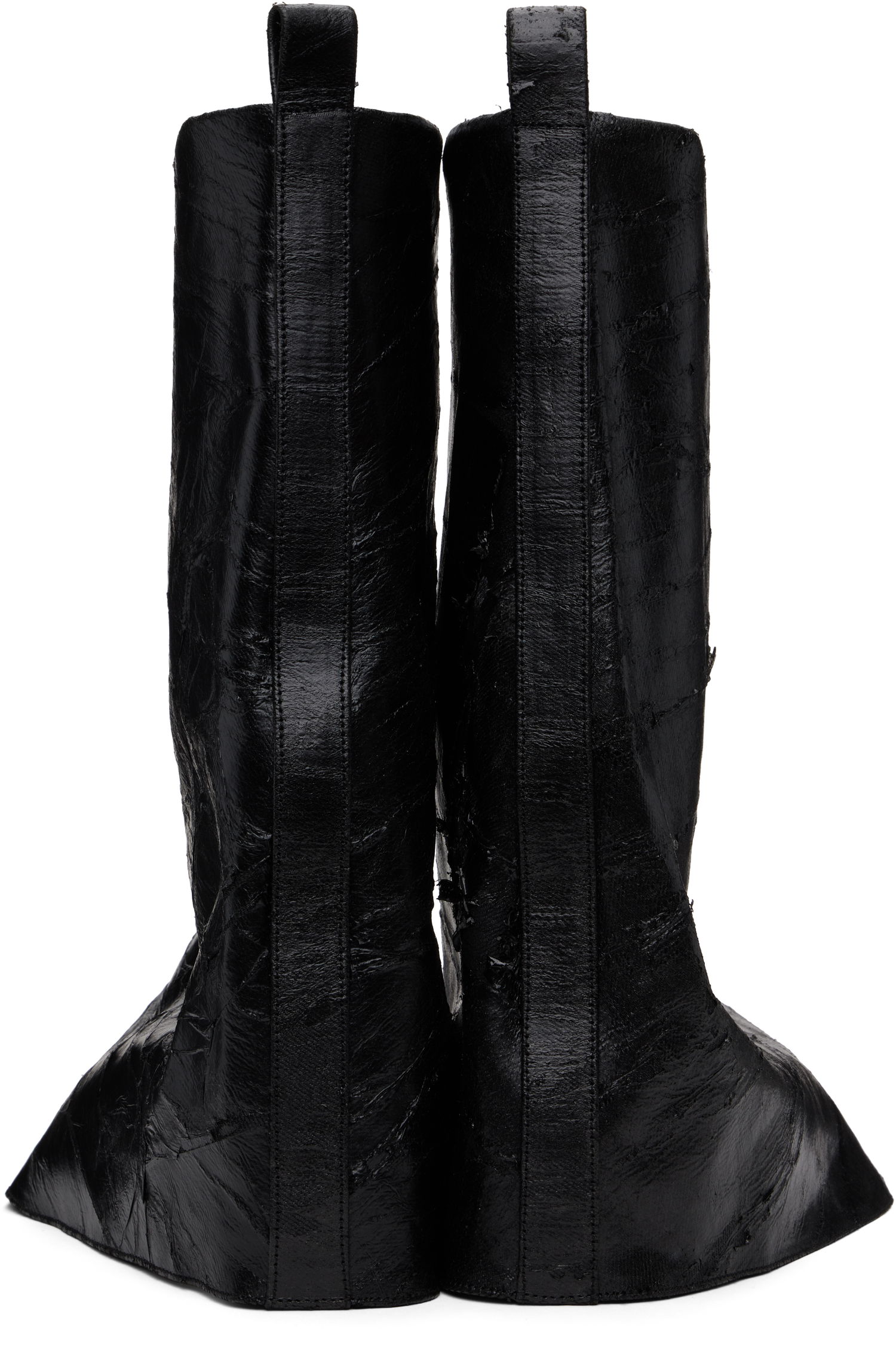 Kläder Rick Owens Rick Owens DRKSHDW Porterville Low Fetish Boots Svart | DS02D2817 BMC, 1