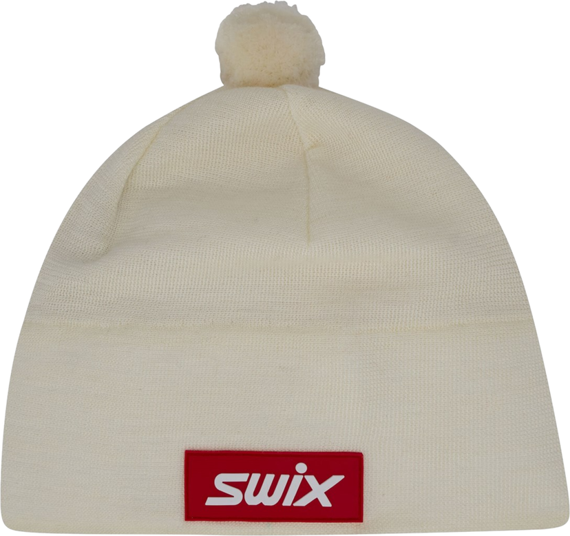 Mössa SWIX Tradition Beanie with Pom Pom Vit | 46574-00025