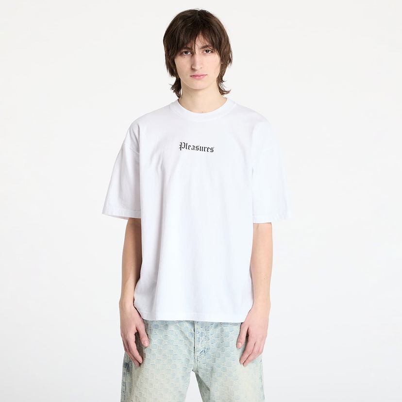 T-shirt Pleasures PLEASURES Burn Again T-Shirt Vit | P25SP056 WHITE