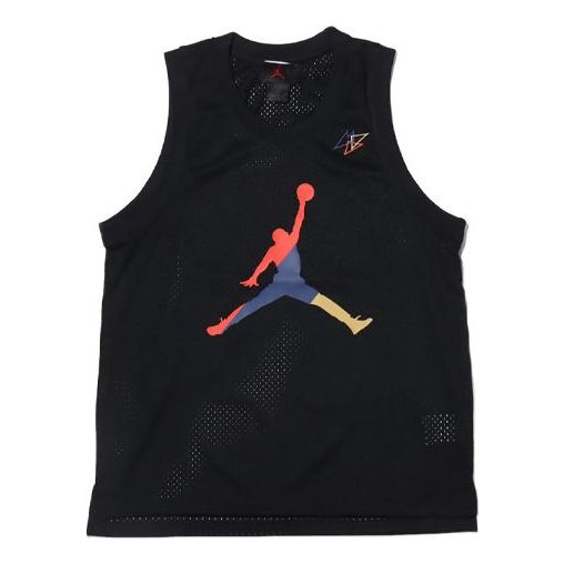 Linne Jordan Jordan Sport DNA Mesh Breathable Jersey Svart | CK9591-010