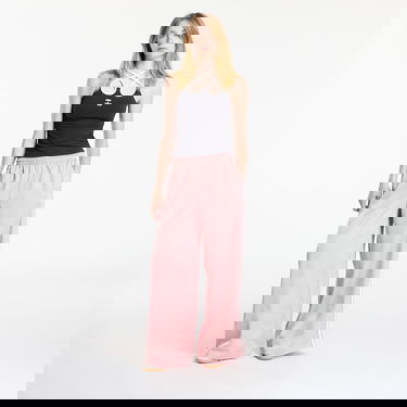 Byxor adidas Originals adidas Originals Satin Wide Leg Pants with Ruffle 3-Stripes Rosa | KC8815, 3