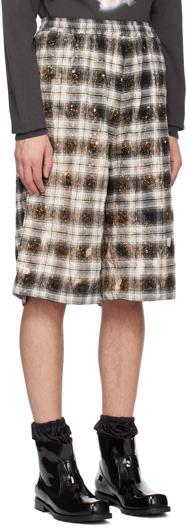 Shorts We11done We11done Crinkled Check Shorts Flerfärgad | WD-PT1-23-254-U-BK, 1