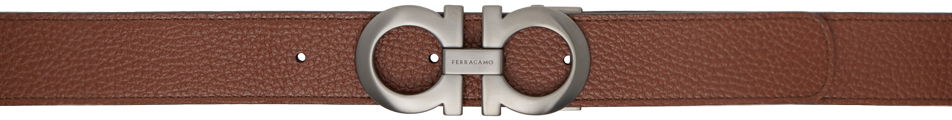 Bälten FERRAGAMO Reversible Leather Belt Brun | 759044, 0