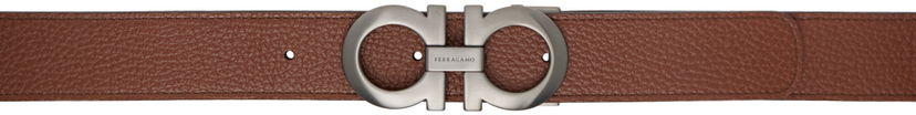 Bälten FERRAGAMO Reversible Leather Belt Brun | 759044