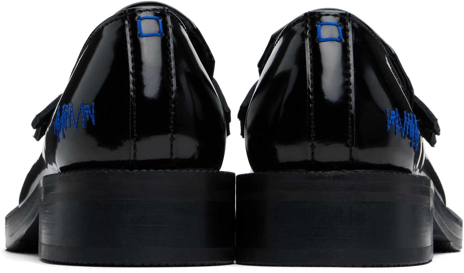 Sneakers och skor ADER ERROR Curve Patent Leather Loafers Svart | BN01SSCS0102BK, 1