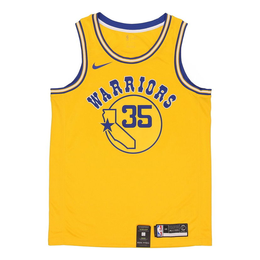 Jersey Nike Golden State Warriors Durant Classic Edition Swingman Connected Jersey Gul | AJ3878-729