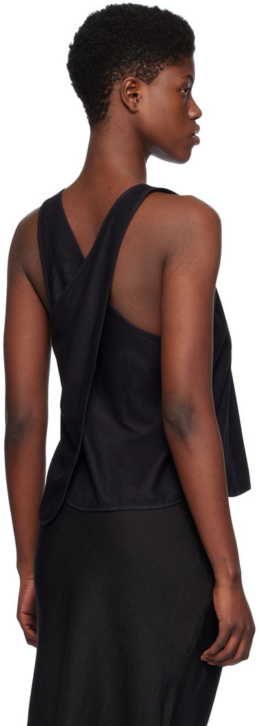 Linne Baserange Apron Tank Top Svart | TOAP-WS-000, 2