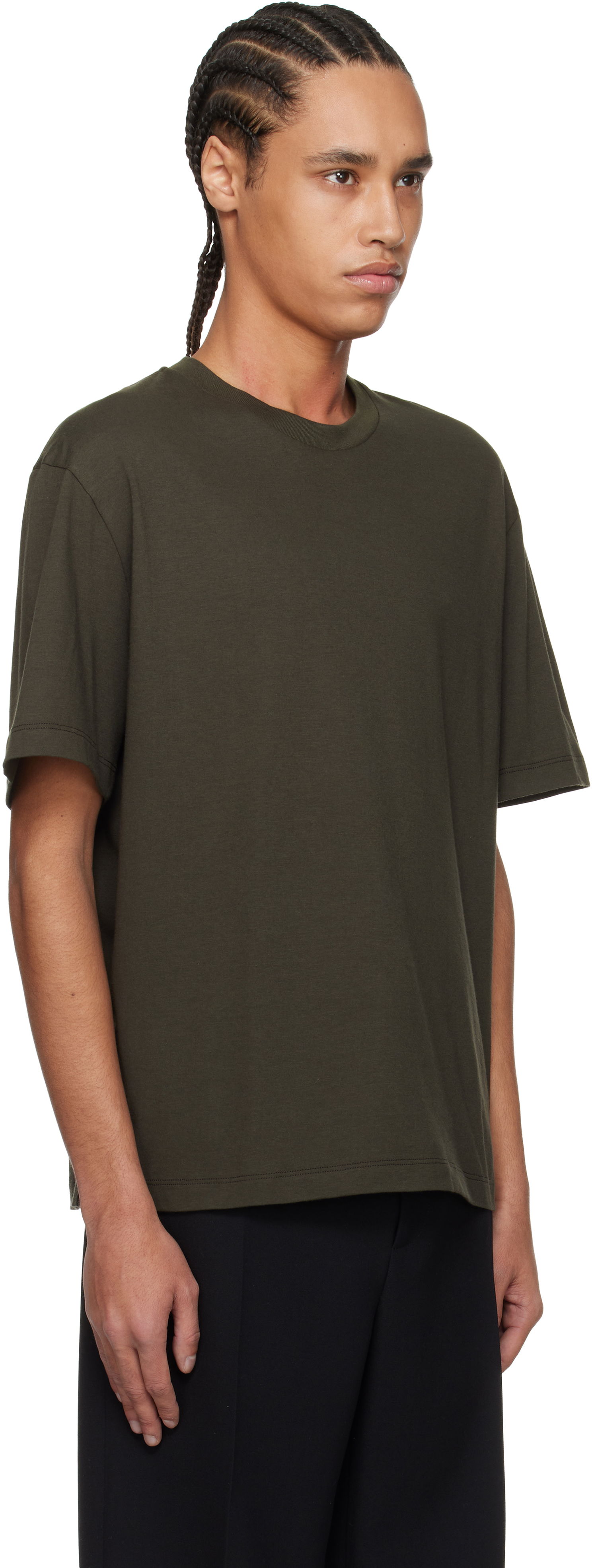 T-shirt The Row Errigal Relaxed Fit T-Shirt Grön | 381-K291, 1