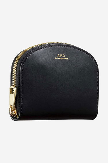 Plånbok A.P.C. Demi-Lune Compact Svart | PXAWV-F63219, 3