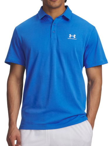 Polotröja Under Armour Textured Short-Sleeve Icon Polo Blå | 1386608-402, 0