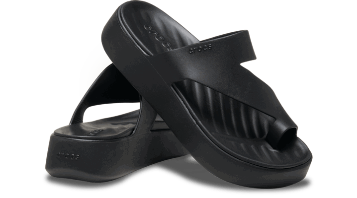 Sneakers och skor Crocs Platform Toe Loop Sandals Svart | 210834-001, 1