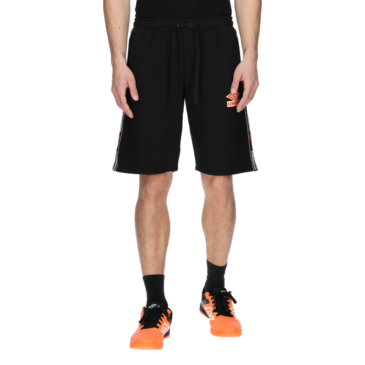 Shorts Umbro Retro Shorts with Side Logo Tape Svart | UMA241M201-01, 0