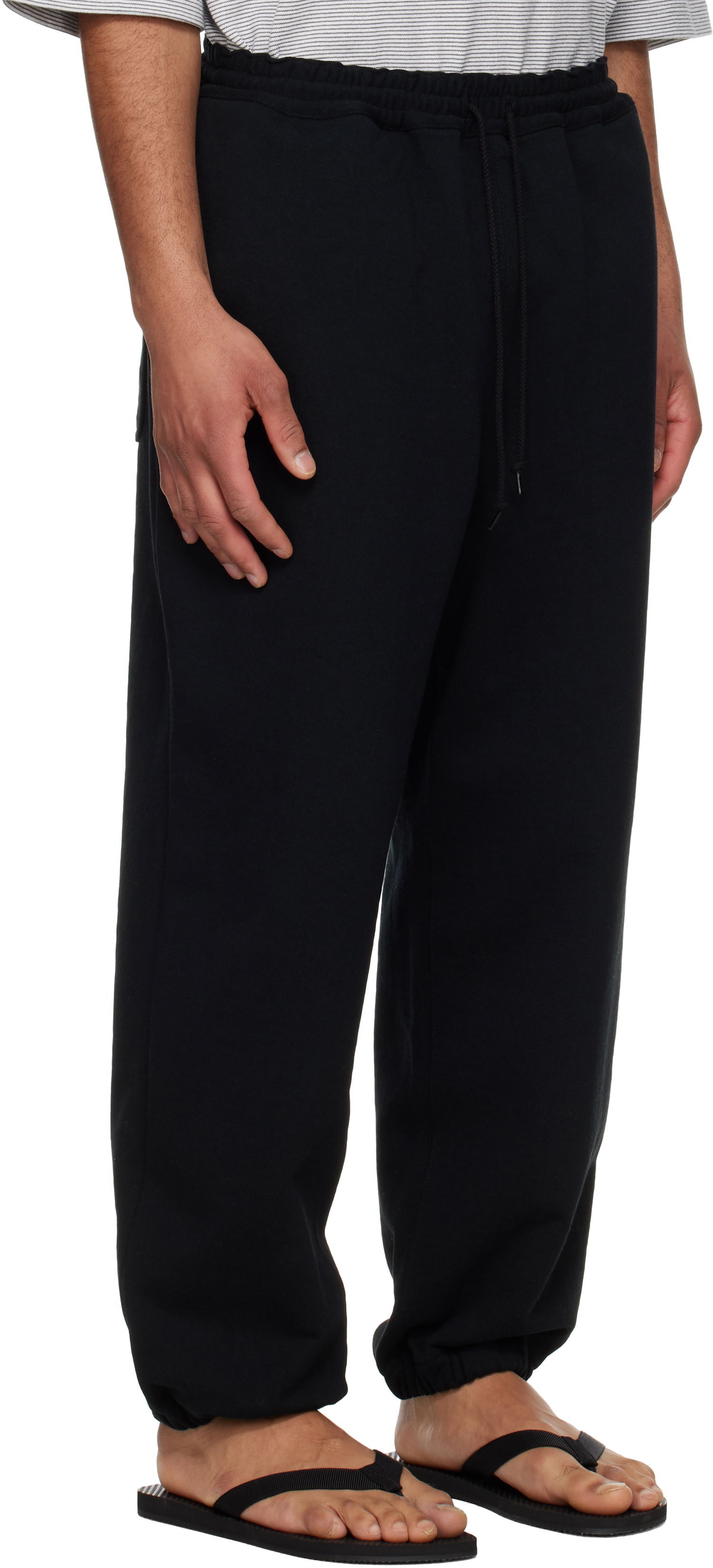 Träningsbyxor Comme des Garçons Homme Terry Cloth Sweatpants Svart | HO-P104-051, 1