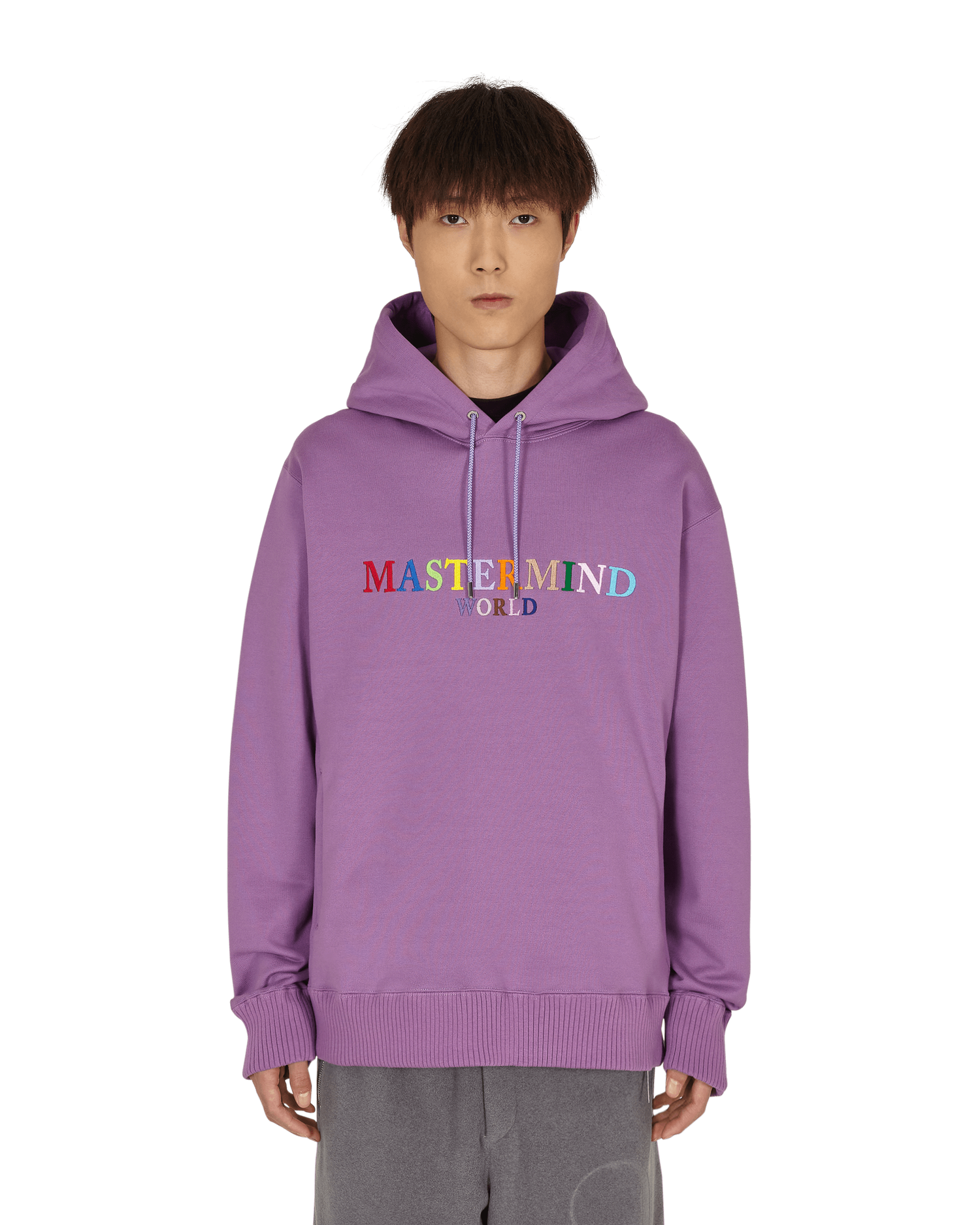 Sweatshirt Mastermind WORLD Logo Hoodie Purpur | MW21S07-SW029-010 004, 1