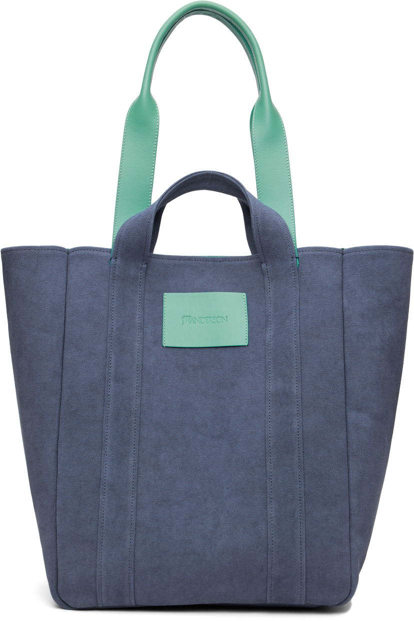 Tygpåse JW Anderson Fabric Cabas Tote Blå | HB0743-FA0467