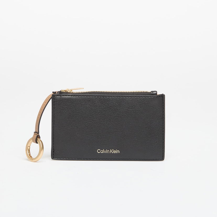 Plånbok CALVIN KLEIN Calvin Klein Top Zip Card Case with Keychain Svart | LV04F1090G 332