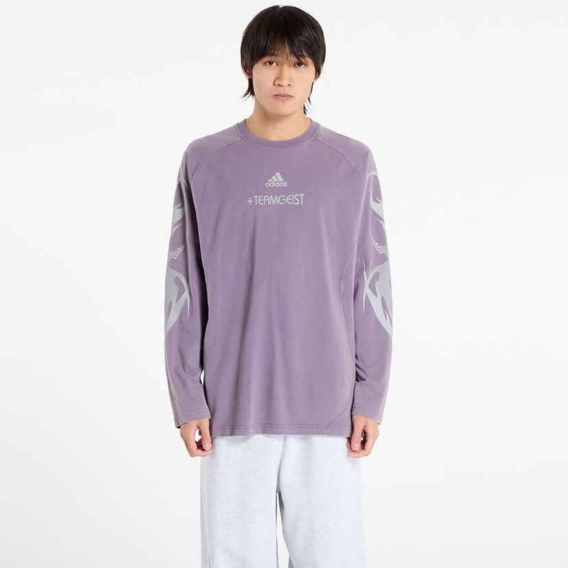 T-shirt adidas Originals Adilenium Season 4 Teamgeist Graphic Long Sleeve T-Shirt Purpur | KF8542