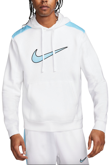 Sweatshirt Nike Fleece Hoodie Vit | fn0247-101, 0