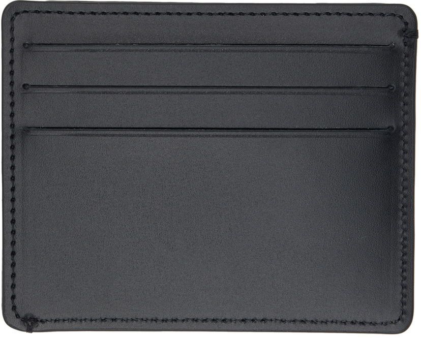Plånbok Maison Margiela Black Stitches Card Holder Svart | SA2VX0003 P4745